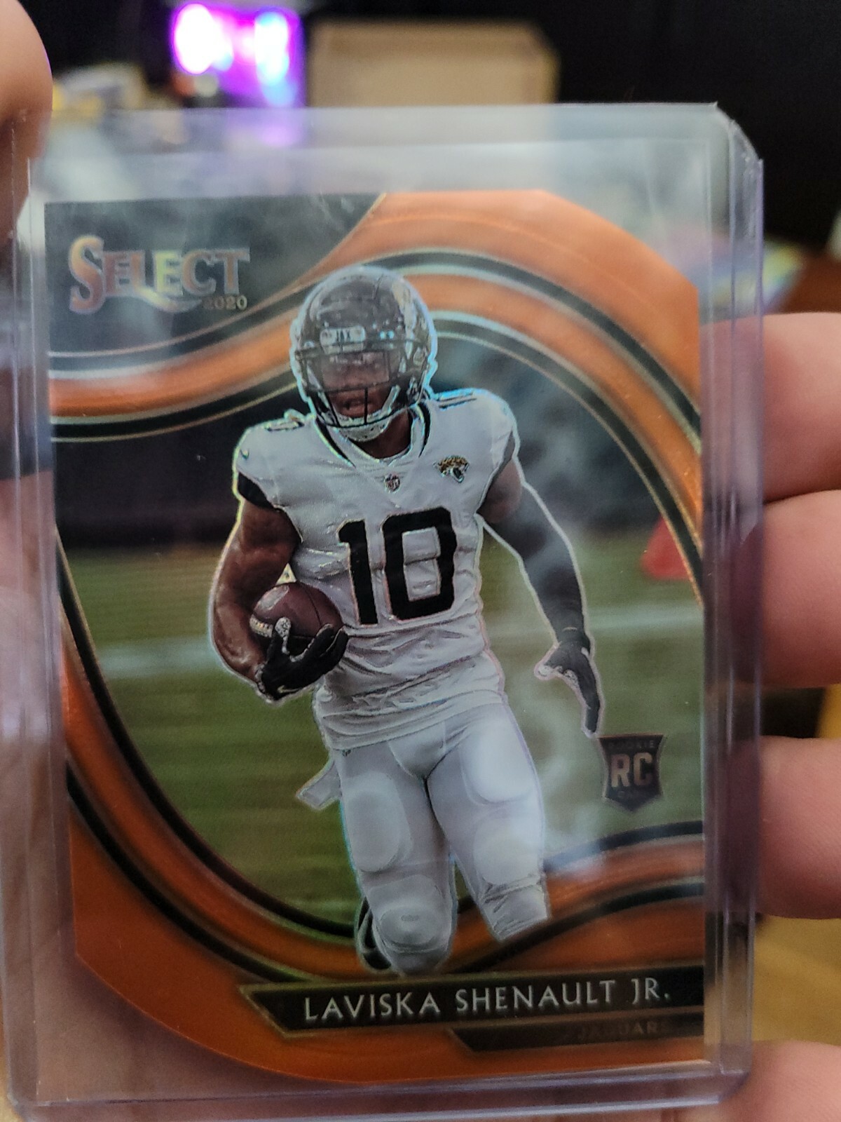 Laviska Shenault Jr 2020 Select Field Orange DIE CUT PRIZM #359 , Jaguars