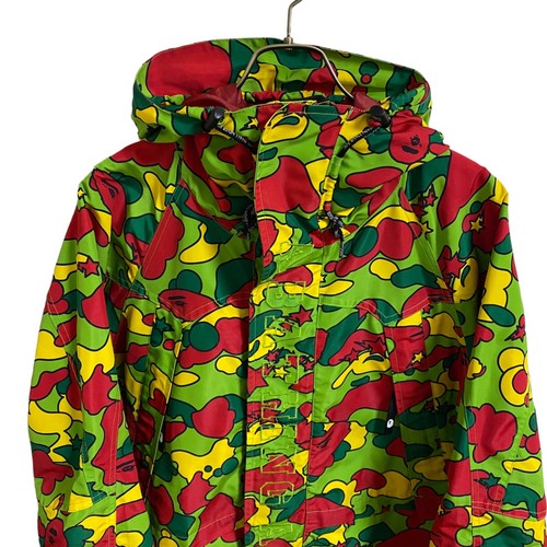 Bape Size : S A Bathing Ape NIGO Very Rare Psyche Camo Snowboard Jacket NOWHERE - Picture 3 of 13
