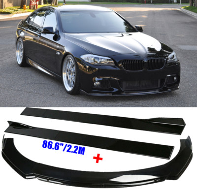 Spoilerschwert Frontspoiler Lippe Seitenschweller Side Skirts für 5er F10 F11