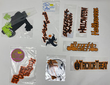 Halloween Scrapbooking Paper Die Cuts Embellishments Laser Deluxe 10pc