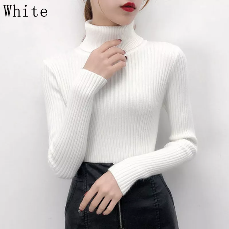 Womens soft turtleneck sweater sale