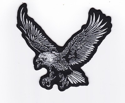 40 Pcs Eagle (B/G/W) Embroidered Patches 5.25''x4.75'' iron-on