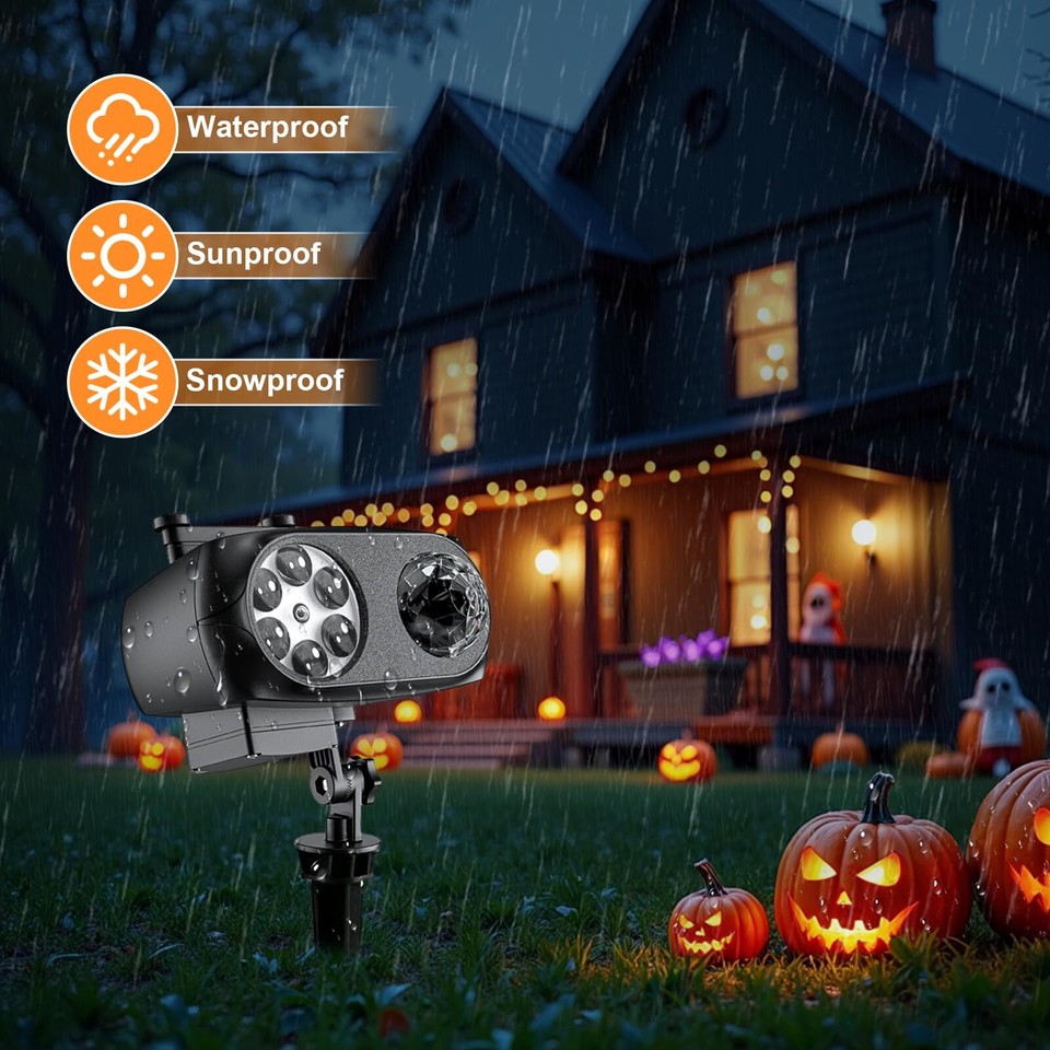 Halloween Christmas LED Projection Lights, Halloween Projector Lights