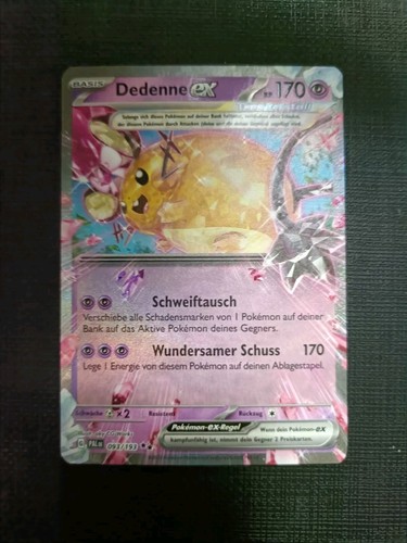 Dedenne EX - 093/193 - Carte Pokémon Évolutions à Paldea EV02 main image 1