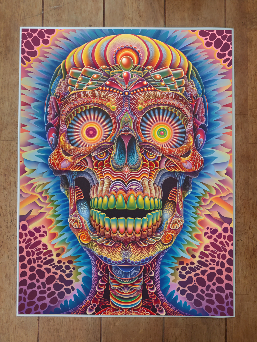 BAKUREE HEAD 24 G - 4/0 - PSYCHEDELIC CHART - Têtes Plombées Mer (12951757