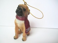 2012 Pug Christmas Ornament Paws Claus