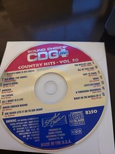SC8250 COUNTRY HITS  IN SLEEVE SOUND CHOICE KARAOKE CDG HARD TO FIND