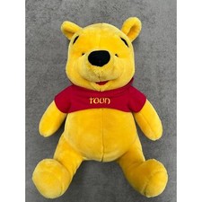 Vintage Mattel Disney Winnie The Pooh Bear Giant Plush Large Stuffed Animal 20"