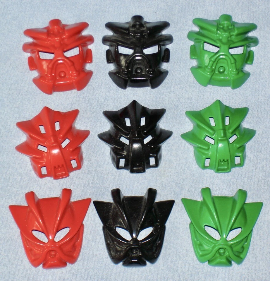 Complete Set of 36 TOA NUVA MASKS - Lego Bionicle 2002 Kanohi Collection - Image 2 of 4