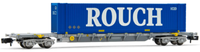 Arnold HN6531 Sncf Containertragwagen, Rouch Container Neu+Ovp, Spur N