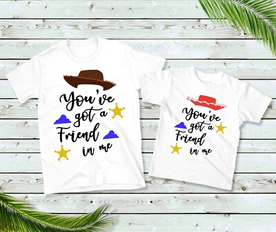 You Ve Got A Friend In Me T Shirts Kids Matching Toy Tshirt Story Gift Youve Ebay