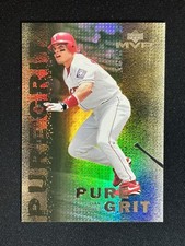 2000 Upper Deck MVP Ivan Rodriguez #G4 Pure Grit Baseball Card Texas Rangers HOF