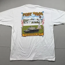 Jerzees Post #7465 Grasonville, MD White Shirt Size XL