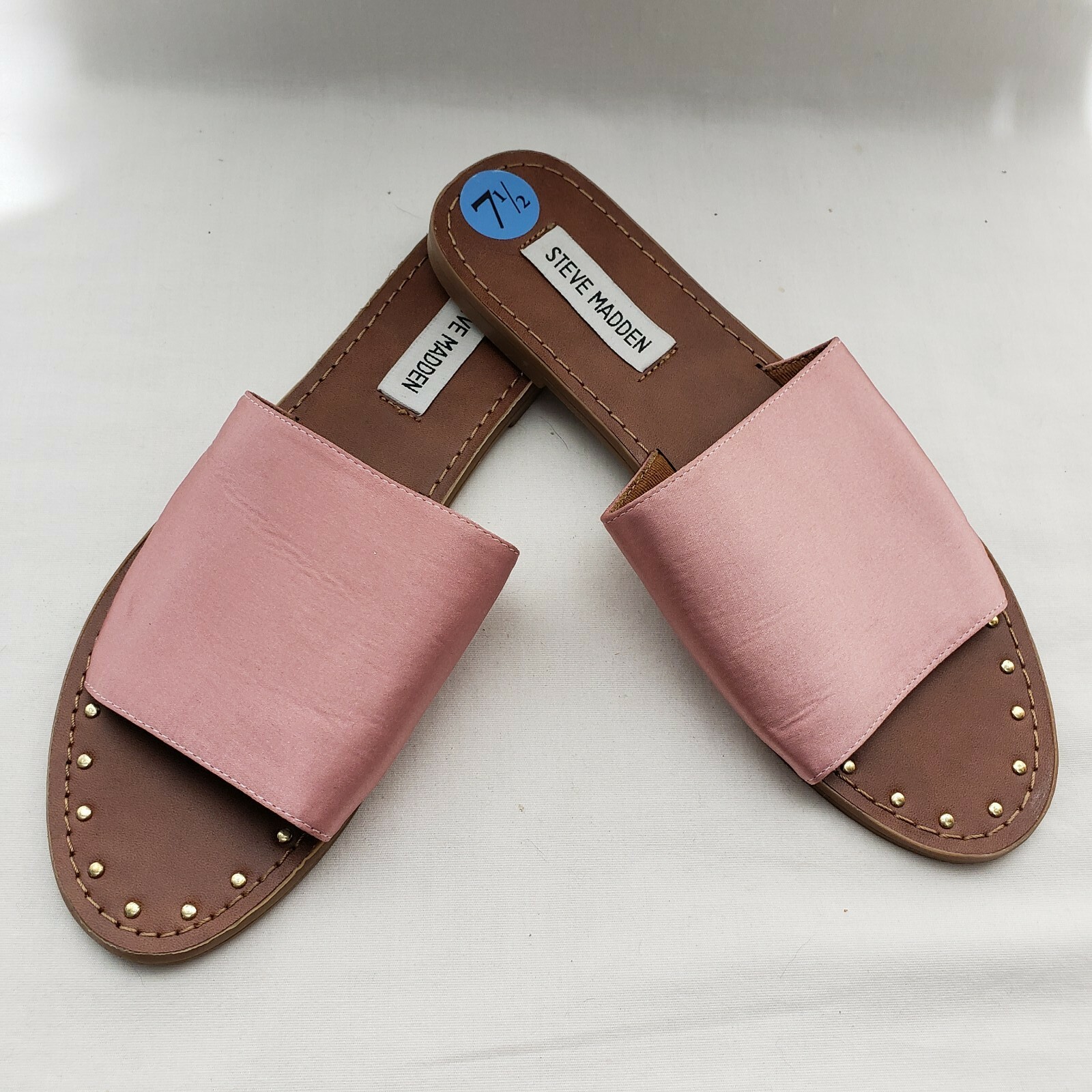 steve madden rose gold slides