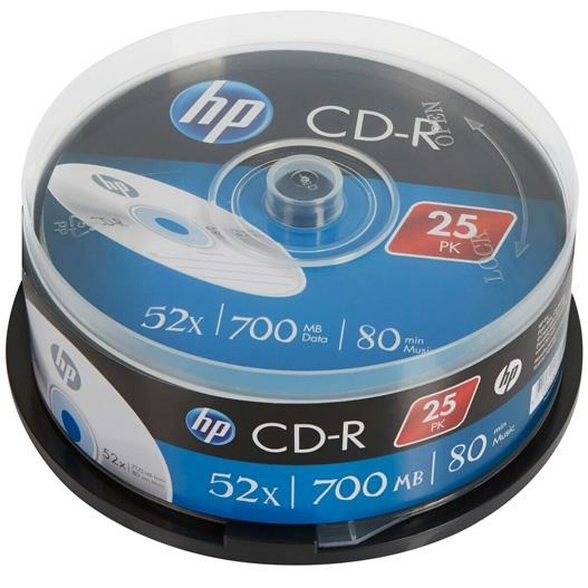 Thumbnail - Cd-r Hp 700 Mb 52x [8 Stück]