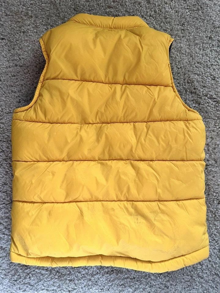 Oldnavy toddler boy puffer vest size 4T Color Squash (yellow) - Image 2 of 4