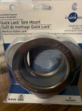 Insinkerator QLM-00 Quick Lock Sink Mount Flange Garbage Disposal  Stopper