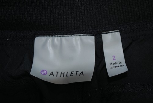 Athleta Interlude Ankle Pant Black Zip Pockets Style #983352 Size 2 - Imagen 3 de 4