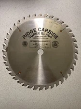 Table Saw Blade 12" Carbide Tipped, 40 Teeth, 1" Bore