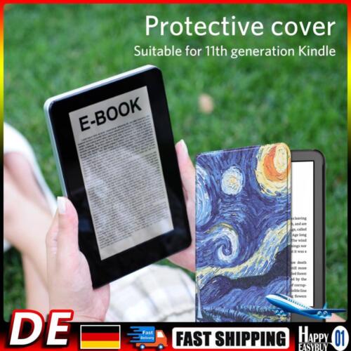 Custodia lettore ebook in pelle poliuretano per il nuovissimo Amazon Kindle 2022 (Sternenh - Foto 1 di 9