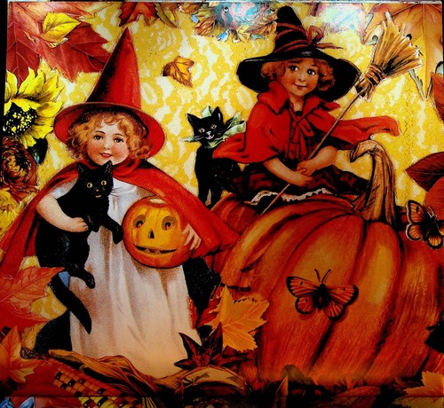 Calendario del año victoriano 2001 Halloween Santa Claus - Imagen 4 de 4