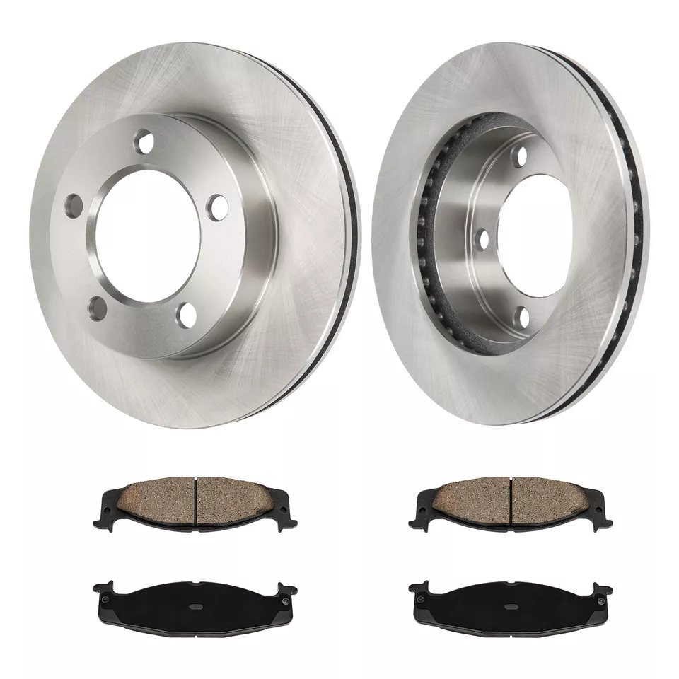 Kit de rotores de disco dianteiro e pastilhas de freio para Ford F-150 Bronco 1994-1996 54020 D632 - Imagem 2 de 4