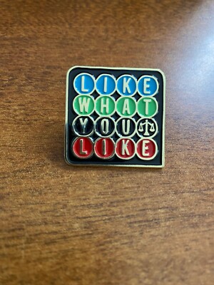 Judge John Hodgman ''Like what you like''  2020 enamel pin FREE SHIP MaxFun JJHo