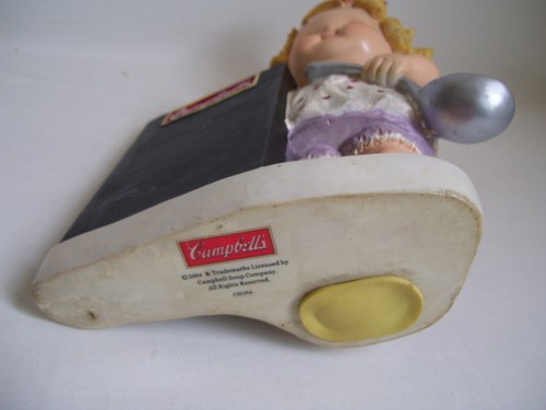 Vintage Campbell's Soup Kid Collectible Bank with Menu Chalkboard 2004 - Picture 5 of 11