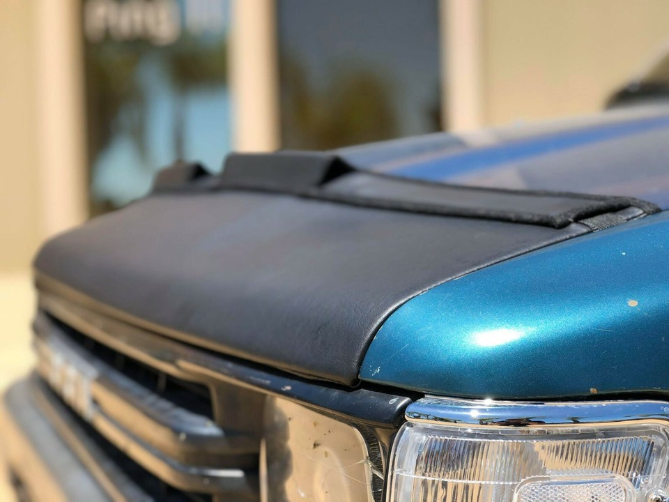 Custom Fit Car Hood Bra / Bonnet Cover For 1989-1995 Toyota Pickup & 4Runner - Protects From Chips & Bugs - View #3
