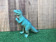 = DOLGEN 5'' GREEN SOFT RUBBER DINOSAUR ACTION FIGURE