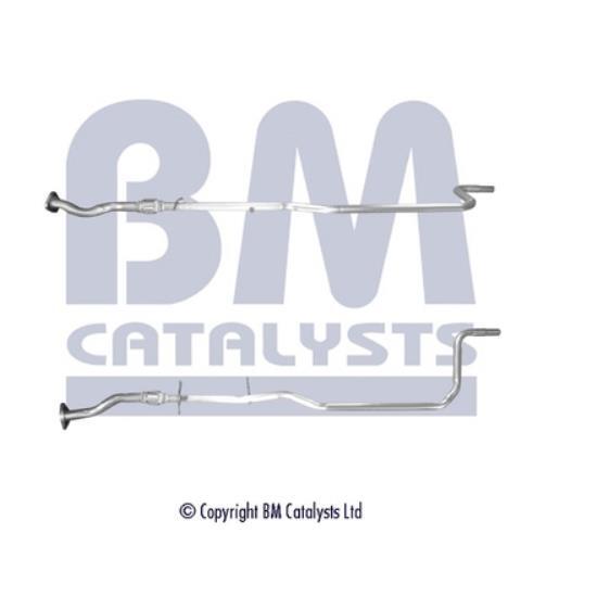 BM Catalysts Abgasrohr Hosenrohr Passend FüR Ford KA Rb_ 1.3I BM50007-image