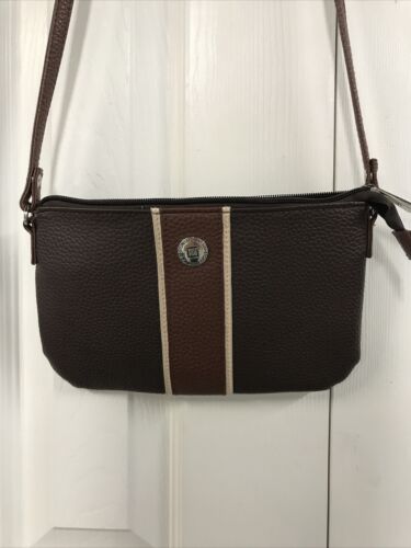 Stone Mountain Two Tone Brown Small Cross Body Bag/Purse 9” x 5.5” - Picture 1 of 6