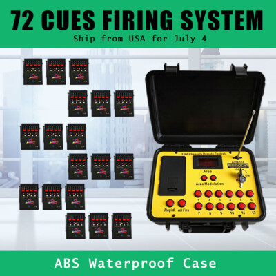 Fee ship 72 Cues fireworks firing system 500M Long distance.Stage effects