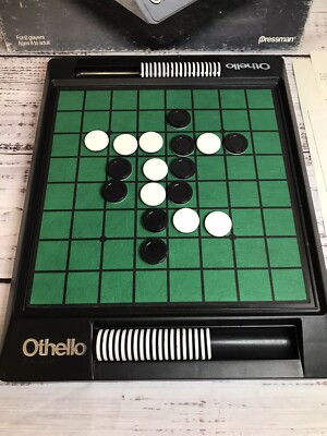 Vintage OTHELLO BOARD GAME 1990 Pressman Toy Reversi Classic #4435
