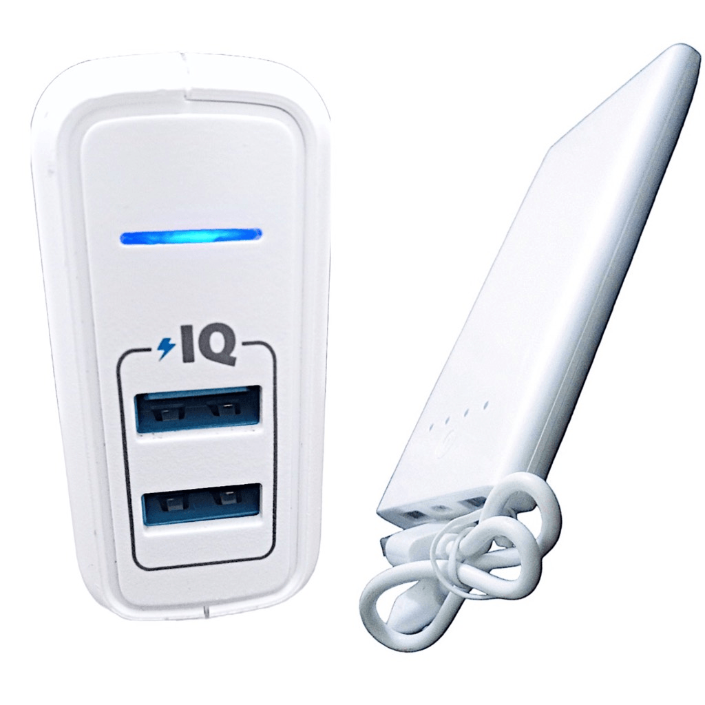 Anker Dual USB Charger with NeoXeo 6000mAh Slim Portable Power Bank 3 Ports