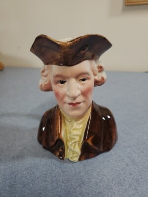 VINTAGE C LTD. ENGLAND - ENGLISH GENTLEMAN TOBY / CHARACTER JUG 5.5'' High