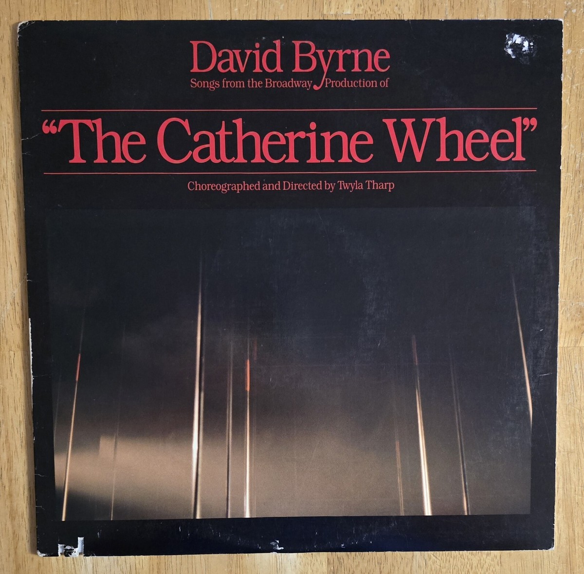 David Byrne The Catherine Wheel Vinyl LP Record VG+ With Insert 