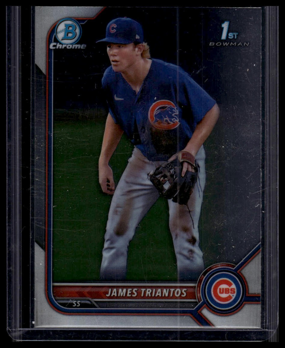 2022 Bowman Chrome #BCP-208 James Triantos Prospects