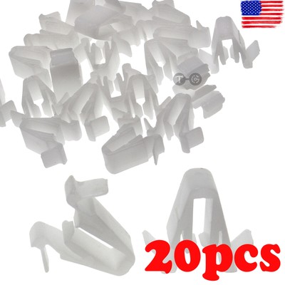 20x Repair Fastener Hold Door Garnish Moulding Clips for Toyota KPN50