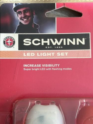 Schwinn LED Light Set with Free Mounting Tool - New in Box Red/White Cycling - Picture 7 of 8