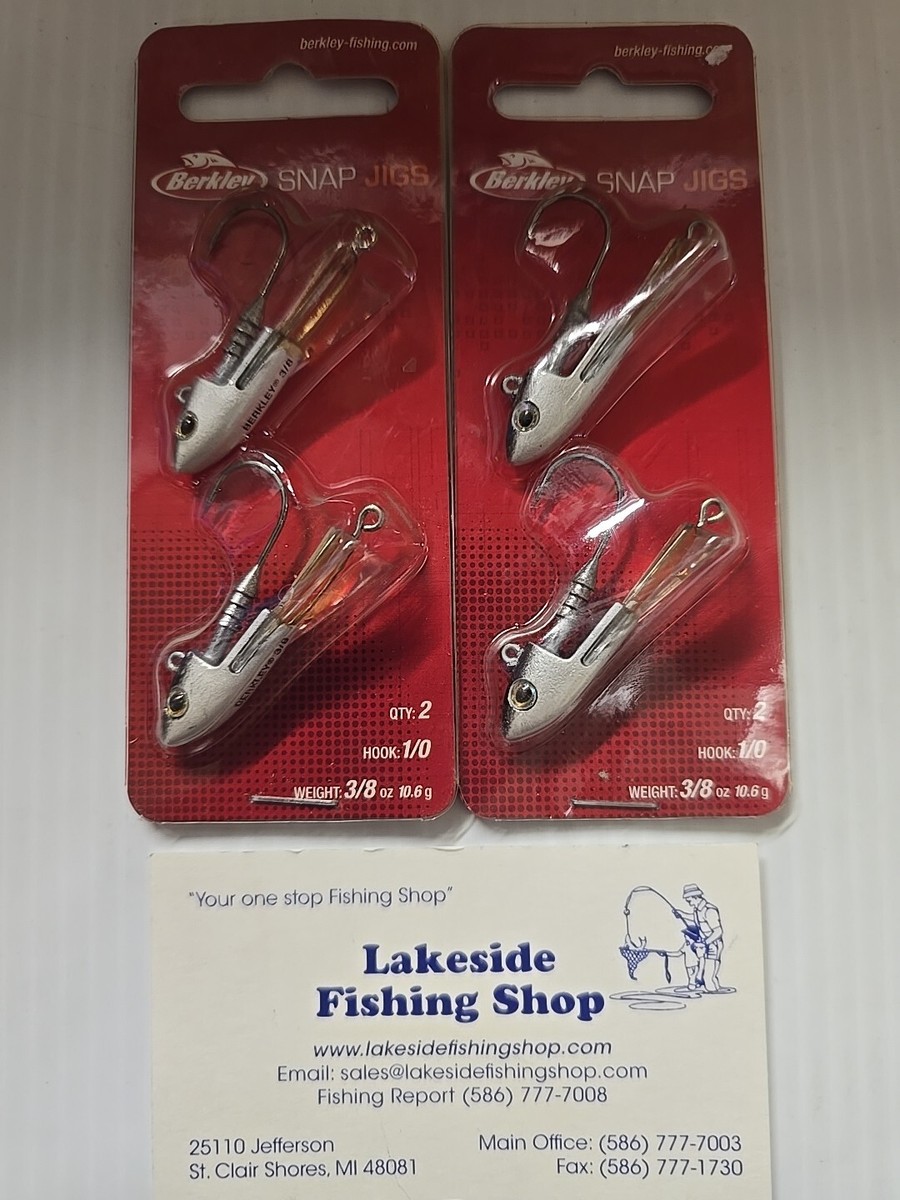 Berkley Fusion19 Snap Jigs Fishing Lure - Chartreuse Color, Size 1/0 Hook - View #5