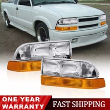 Chrome W/Amber Headlights Assembly Factory St...
