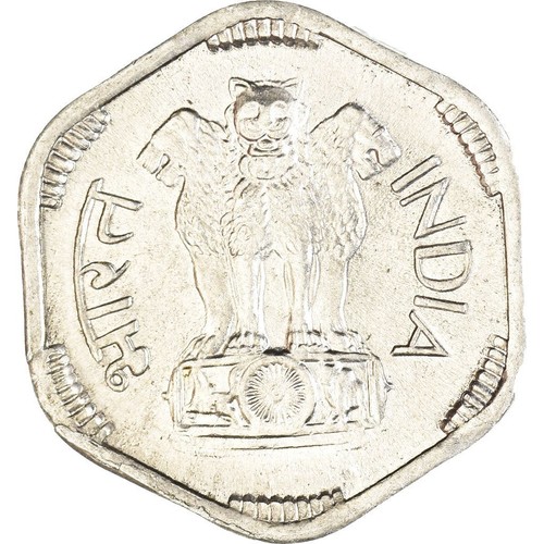 India | 3 Paise Coin | Ashoka Lion | Km:14.2 | 1968 - 1971 - Picture 10 of 10