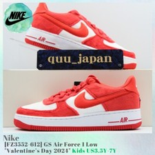 Nike GS Air Force 1 Low Valentine  s Day 2024 FZ3552-612 Kids US3.5Y-7Y NEW