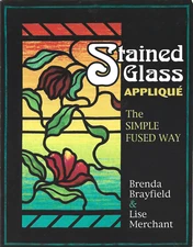 Stained Glass Pattern Book-Stained Glass Applique Simple Fused Way-Fabric Quilt