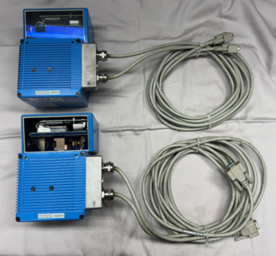 SICK CLV490-3010 Laser Barcodescanner mit CDM490-0001 Anschlussmodul und Kabel
