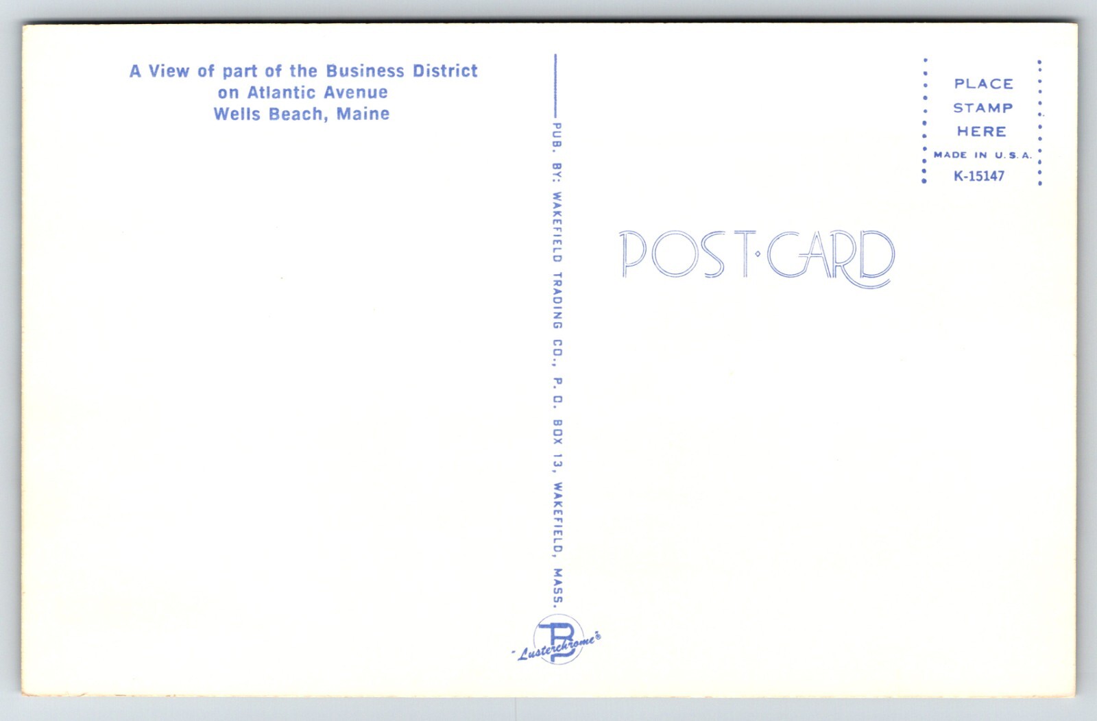 Atlantic Ave Parent's Wells Beach Market Wells Beach Maine ME Old Cars