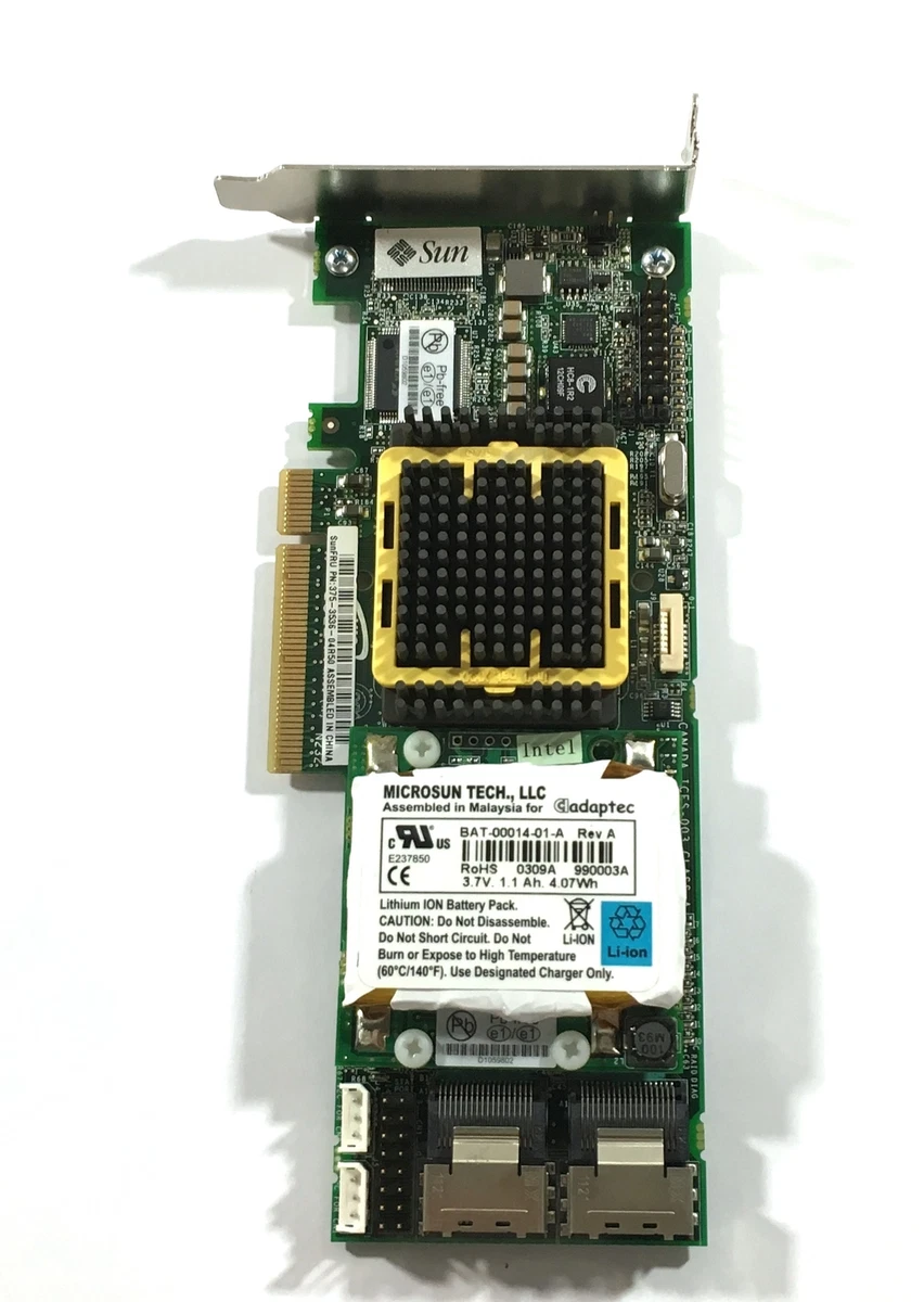 Sun 375-3536-04 R50 StorageTek 8-Port SAS PCI-E Server Raid