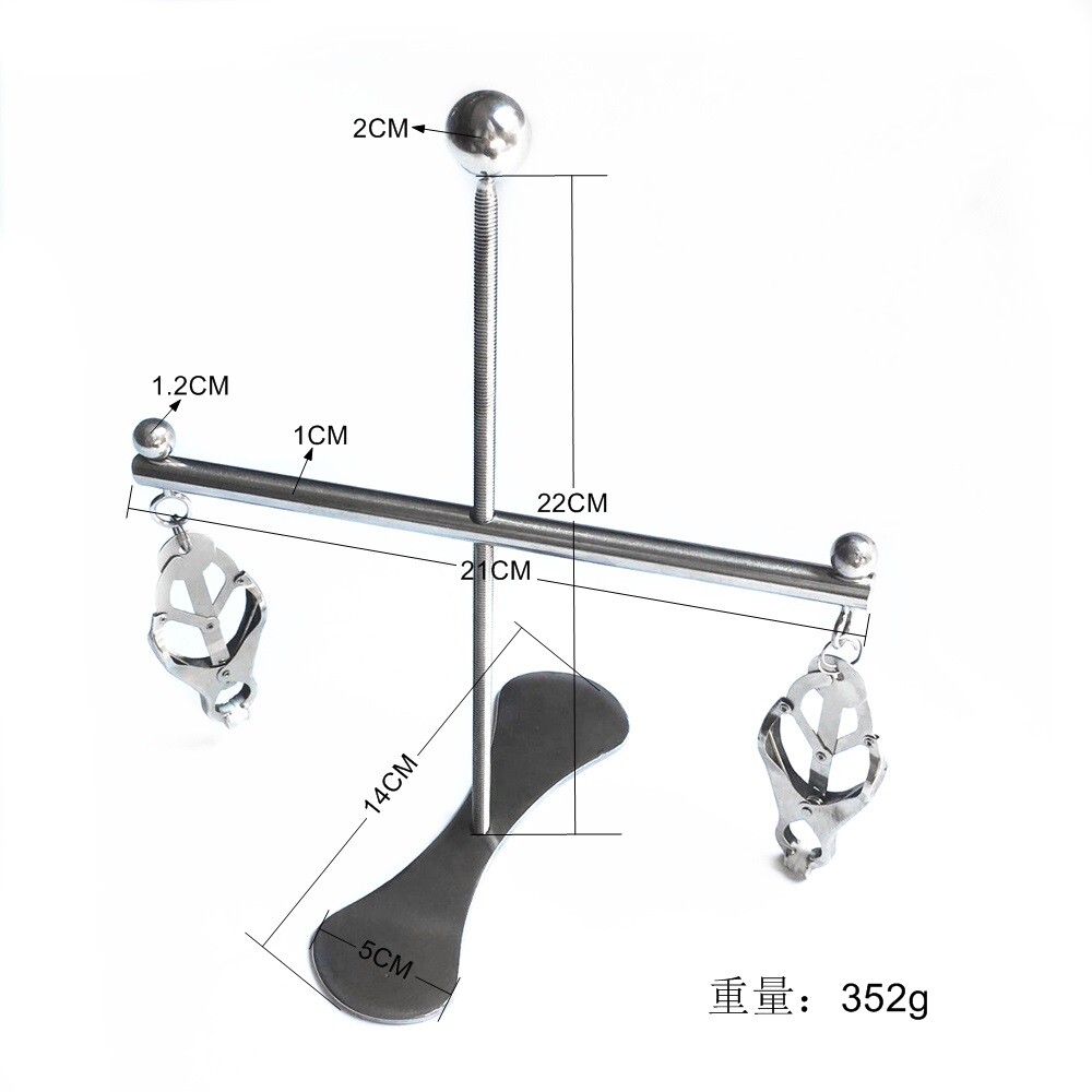 Nipple Clamp Clips Stainless Steel Tower of Pain Breast Stimulation Sex Toys  | eBay