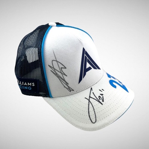 Formula 1 Williams Alex Albon Cap Signed by Alex Albon & James Vowels - Picture 4 of 8